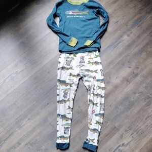 Lazy One Blue Pajama Set